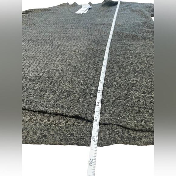 American Eagle Hunter Green Waffle-Knit Comfy Lightweight Basic Tunic-‎ Medium - Picture 7 of 11